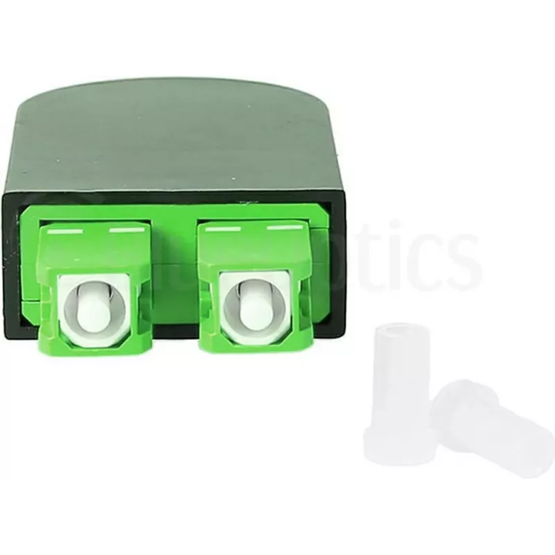 BLUELAN BlueOptics optický loopback adaptér OM5 50/125µm multimode SC/UPC duplex limetkovozelený keramická ferula -40°C až +85°C (BOLBSCOM5)