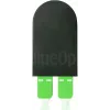 BLUELAN BlueOptics optický loopback adaptér OM5 50/125µm multimode SC/UPC duplex limetkovozelený keramická ferula -40°C až +85°C (BOLBSCOM5)