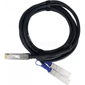 BlueLAN 980-9I99F-00H002-BL kompatibilný s NVIDIA 200G QSFP56 na 2x100G QSFP56 pasívny DAC breakout kábel