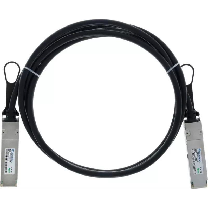 BlueLAN pasívny QSFP112 Direct Attach kábel, 400GBASE Ethernet, Infiniband, 1 meter (BOQ1Q101X1M-BL)