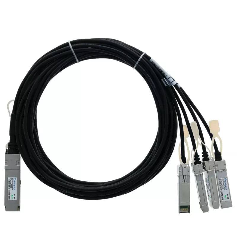 BLUELAN BlueOptics SC253501K2M30-BL InfiniBand kábel 2 m QSFP na 4x SFP+ čierny