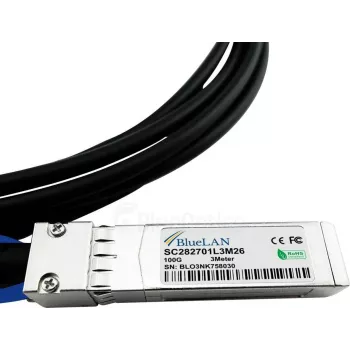 BlueOptics 02311MNX kompatibilný s BlueLAN QSFP28 DAC kábel 1m 02311MNX-BL