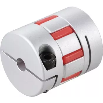 Reely tuhá hriadeľová spojka pre 6 mm hriadeľ, vonkajší priemer 30 mm, hliník, strieborná (RE-8660205)