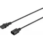 Sygonix SY-5042726 IEC C14 na C13 napájací kábel 0,5 m čierny