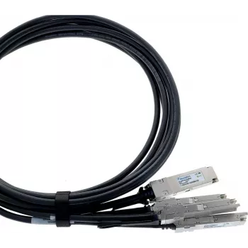 BlueLAN QDD-4X100G-2M-BL s Juniper kompatibilný 400G QSFP-DD Breakout-DAC kábel 2m AWG26