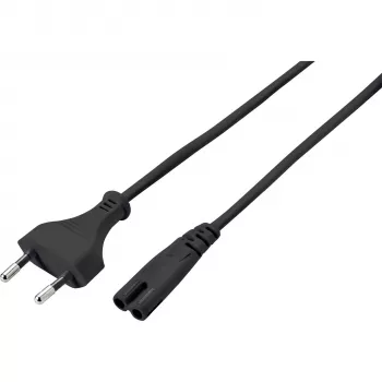 SYGONIX SY-5043508 napájací kábel Schuko na IEC C13 5m čierny