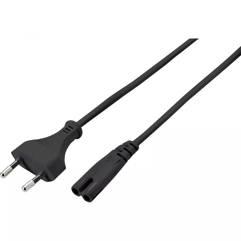 SYGONIX SY-5043508 napájací kábel Schuko na IEC C13 5m čierny
