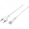 Sygonix SY-5044218 napájací kábel biely 1,8m Schuko na Schuko 16A