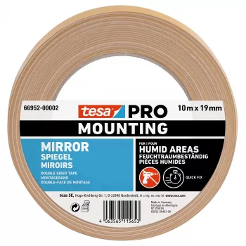 tesa Montage PRO montážna páska na zrkadlá biela 10 m x 19 mm 66952-00002-00