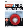 tesa Montage PRO transparentná 66965-00001-00 obojstranná akrylátová penová montážna páska, 5 m x 19 mm, nosnosť až 10 kg/m, UV a vlhkosť odolná, pre interiér a exteriér