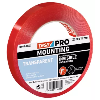 tesa Montage PRO transparentná montážna páska 25 m x 19 mm 66965-00002-00