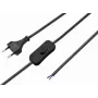 Sygonix SY-5044224 IEC C13 napájací kábel s vypínačom, 1,5 m, čierny