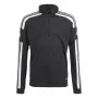 adidas Squadra 21 tréningové tričko mládež mikina čierna GK9561 128cm