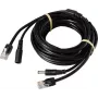 Sygonix kamerový kábel SY-6441782 - 10m CCTV video a napájací kábel, BNC na BNC + DC