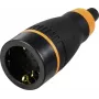Sygonix SY-6618480 Schuko konektor samica TPE PC 250 V/AC čierny oranžový IP20