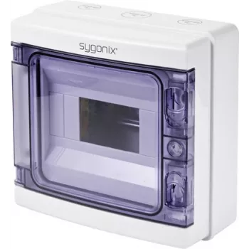 Sygonix SY-5491852 nástenný malý rozvádzač, 8 modulových jednotiek, 1 rad, biela