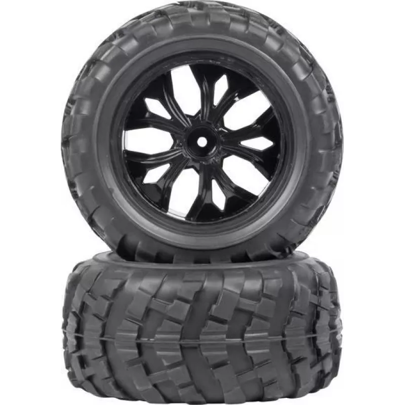 Reely RE-7083018 kompletné kolesá pre Rhino 2 (2 ks, 1:10, 12mm šesťhran)