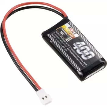 Reely LiPo batériový pack 3,7V 400mAh 1S 10C Softcase plochý konektor RE-7845951