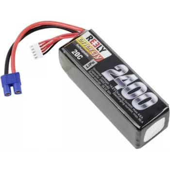 Reely LiPo akumulátorový pack 14,8V 2400mAh 4S 20C Softcase EC3 RE-7853466