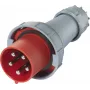 Sygonix SY-6790588 CEE konektor samec 125 A 5-pólový 400 V/AC IP67 červený