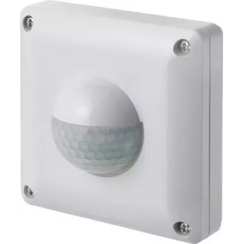 Sygonix SY-4755364 Podomietkový PIR detektor pohybu 190° triak biely IP65