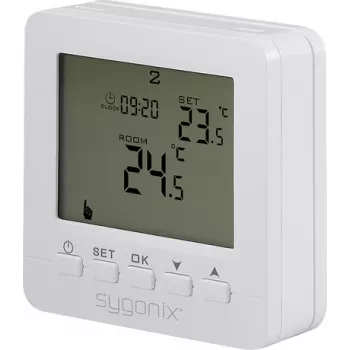 Sygonix SY-6805680 SY02B05RF rádiový priestorový termostat na omietku týždenný program