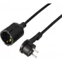 Sygonix SY-7169684 predlžovací kábel 16 A 2 m H05VV-F 3G 1,5 mm² čierny