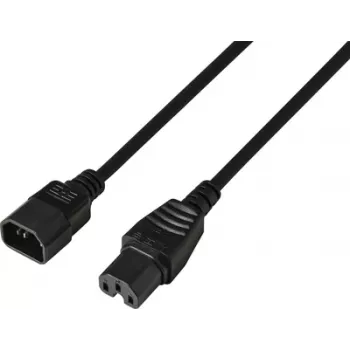 Sygonix SY-7154268 Napájací kábel CEE 7/7 na IEC C13 3 m čierny
