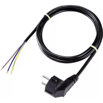 Sygonix SY-5043478 Napájací kábel CEE 7/7 na IEC C13 2 m čierny