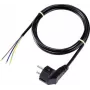 Sygonix SY-5043478 Napájací kábel CEE 7/7 na IEC C13 2 m čierny