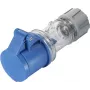 Sygonix SY-5871536 CEE spojka 16 A 3-pólová 230 V/AC IP44 transparentná