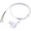 Sygonix SY-5043486 Napájací kábel CEE 7/7 na IEC C13 biely 1,5 m