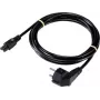 Sygonix SY-5043498 Napájací kábel k notebooku 3m čierny Schuko na IEC C5