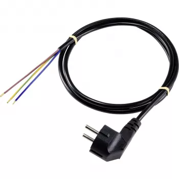 Sygonix SY-5043488 Kábel pre studené zariadenia čierny 1,5 m Schuko na IEC C13