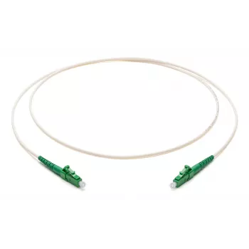 Corning LC/APC na LC/APC Simplex Single-Mode OS2 Sklenené vlákno Patch kábel, 2,0mm, 30m, biely F222201J1Z20030M
