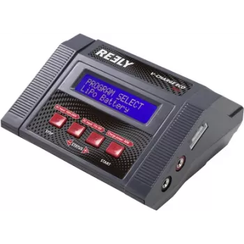 Reely V-Charger ECO 80 multifunkčná RC nabíjačka akumulátorov 80W AC/DC LiPo LiIon LiHV NiMH NiCd Pb Pb-Ca RE-7570029