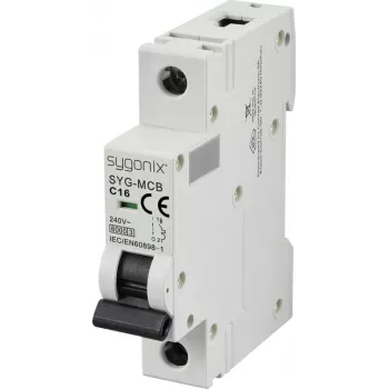 Sygonix SY-6440982 SYG-MCB 1P C16 6kA istič 16 A 240 V AC
