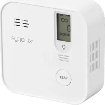 Sygonix SY-6418204 WLAN detektor oxidu uhoľnatého s ovládaním cez aplikáciu a 5-ročnou batériou