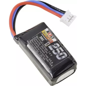Reely LiPo batéria 7,4 V 250 mAh 2S 30C Softcase plochý konektor (RE-7845954)