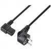 Sygonix SY-5243884 Schuko na IEC C13 napájací kábel 5 m čierny
