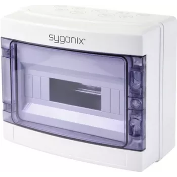 Sygonix SY-5491854 Nástenný malý rozvádzač, 12 modulov, 1 rad, biely