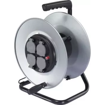 Sygonix SY-6746422 Prázdny káblový bubon 50m čierna/modrá