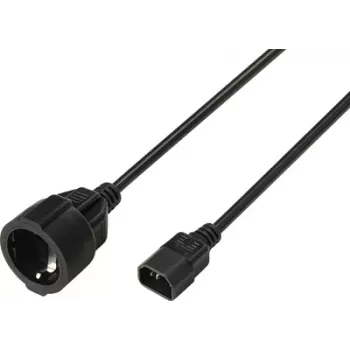 Sygonix SY-7154200 predlžovací napájací kábel IEC C14 na C13 0,30 m čierny
