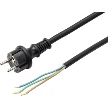 Sygonix SY-6029108 Napájací kábel Schuko na IEC C13 3m čierny