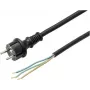 Sygonix SY-6029108 Napájací kábel Schuko na IEC C13 3m čierny