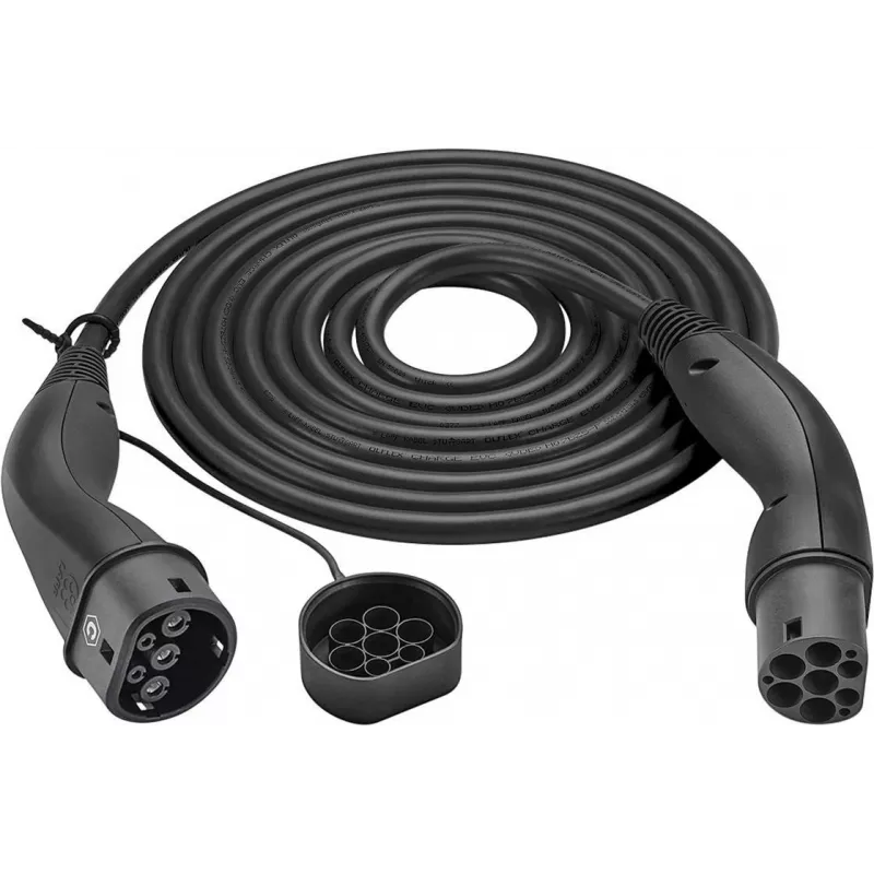 LAPP MOBILITY HELIX® Type 2 nabíjací kábel, 7,4 kW, 5 m, čierna 61794