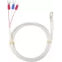 Sygonix M6 PT100 teplotný senzor 3-vodičový SY-6085068 -50 až +200 °C 2 m kábel