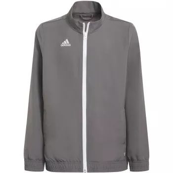 adidas Entrada 22 prezentačná bunda sivá 152cm H57539