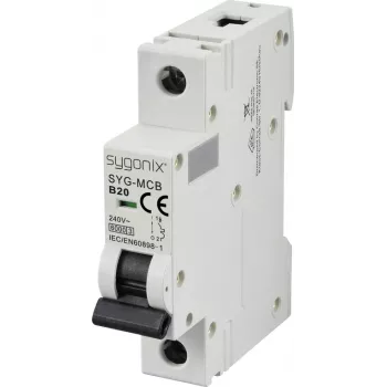 Sygonix SY-6440882 SYG-MCB 1P/B20/6KA istič 1-pólový 20 A 240 V AC