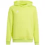 adidas Entrada 22 mikina s kapucňou HC5069, limetková, 116 cm